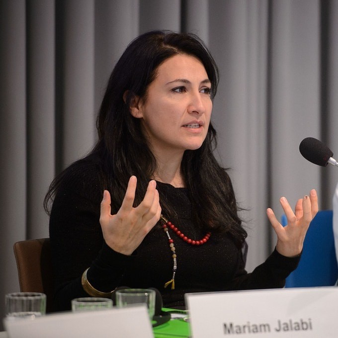 Mariam Jalabi the Syrian Women’s Political Movement Member