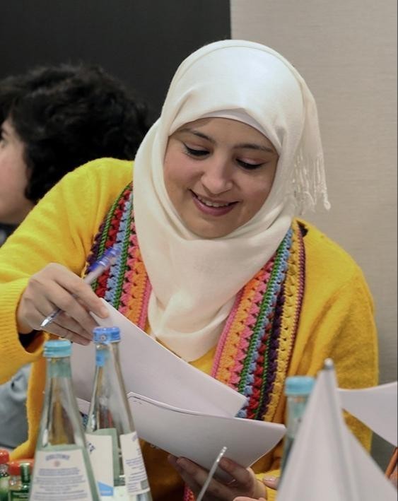 Kholoud Ahmad al-Asrawi, SWPM member