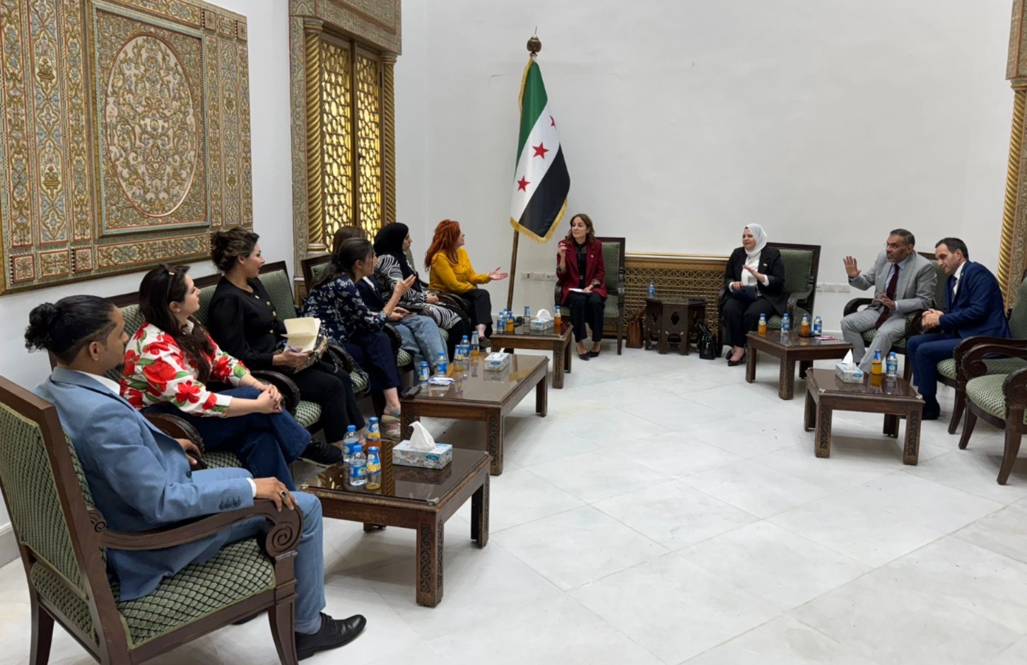 لقاء الحركة السياسية النسوية السورية مع اللجنة العليا لانتخابات مجلس الشعب