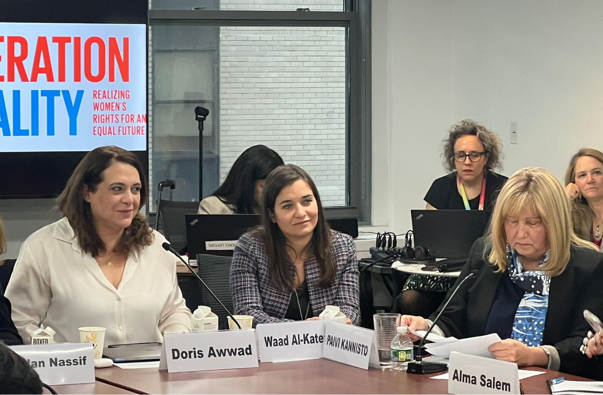 كلمة دوريس عواد خلال فعالية “طريقنا نحو المساواة والعدالة والديمقراطية”