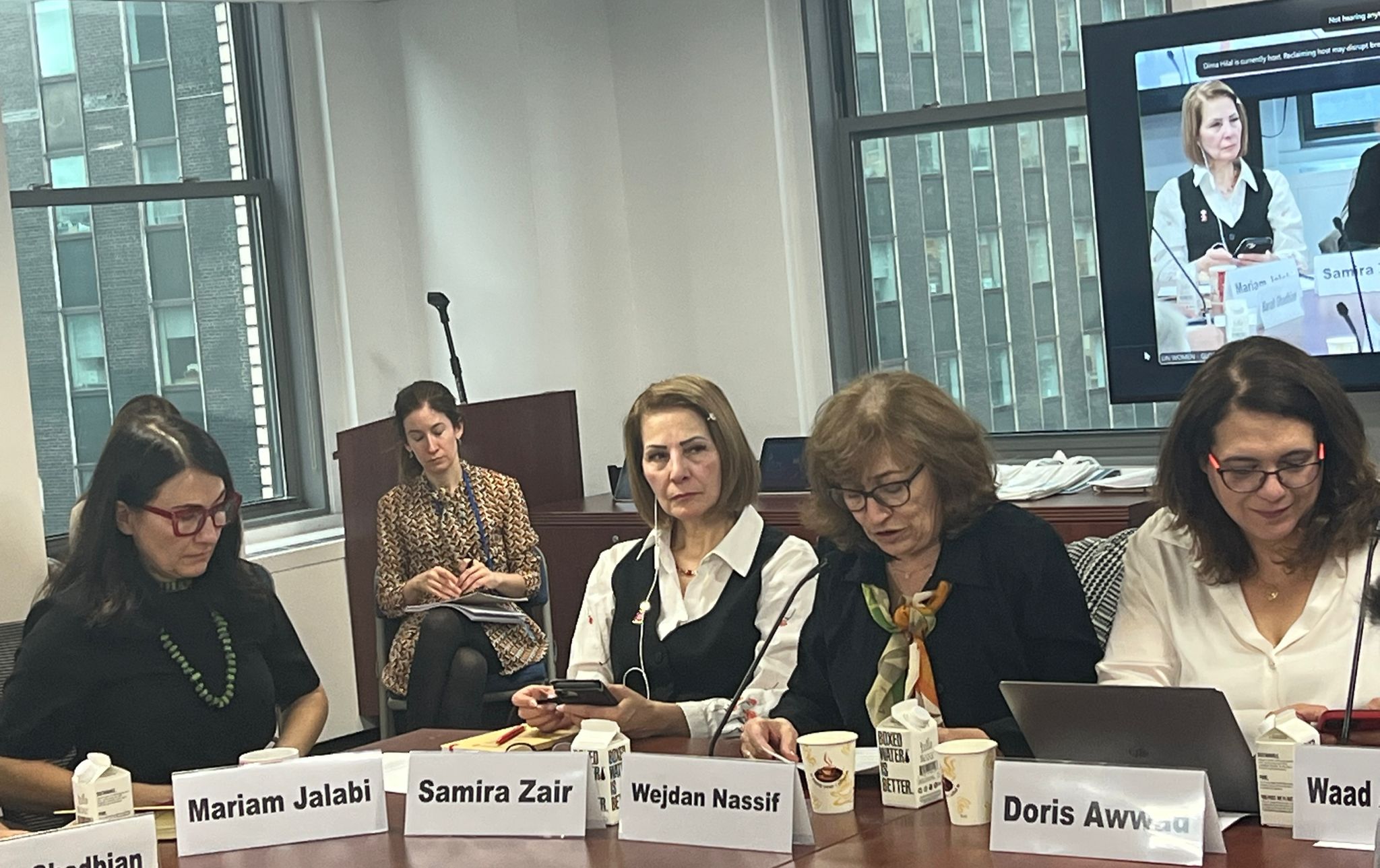 كلمة وجدان ناصيف خلال فعالية “طريقنا نحو المساواة والعدالة والديمقراطية”